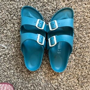 Birkenstock Blue Sandals with Buckles